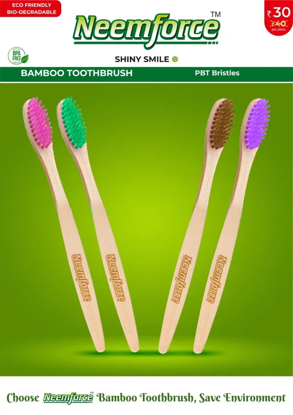 Neemforce_Soft_Bamboo_Toothbrush_With_PBT_Bristles