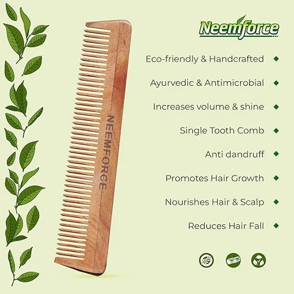 Neemforce_Rajkumari_Wide_Neem_Wooden_Comb