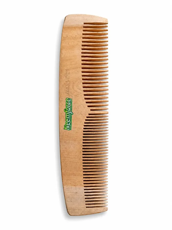 Neemforce_Wooden_Wide_Tooth_Comb_7.5_Inch