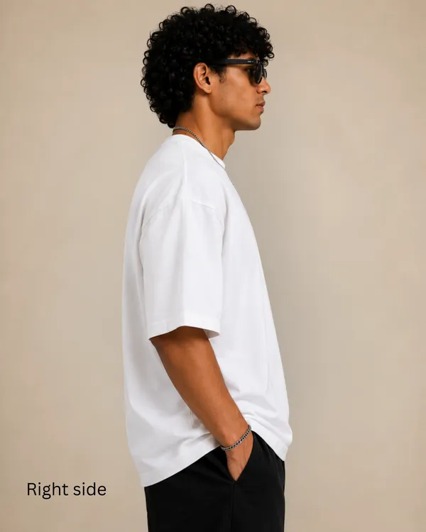 Elevate_outfit_White_Oversize_T-Shirt_For_Man_I_100%_Pure_Cotton_Lord_shiva_Graphic_Print_T-Shirt_For_Men