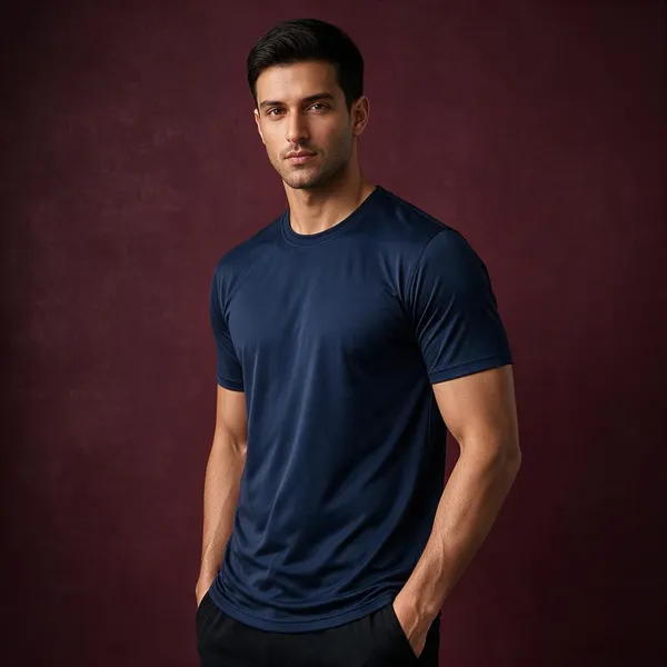 Navy_Blue_Polyester_Regular_Fit_Solid_T-Shirt_For_Men_I_T-shirt_for_gym_and_sports_wear