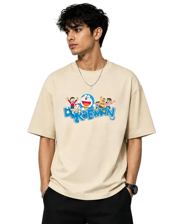 Doraemon_Printed_Oversized_Off-white_T_Shirt_for_Men_|_100%_Pure_Cotton_Round_Neck_T-Shirt_|_Front_&_Back_Print_|_Casual_&_Streetwear