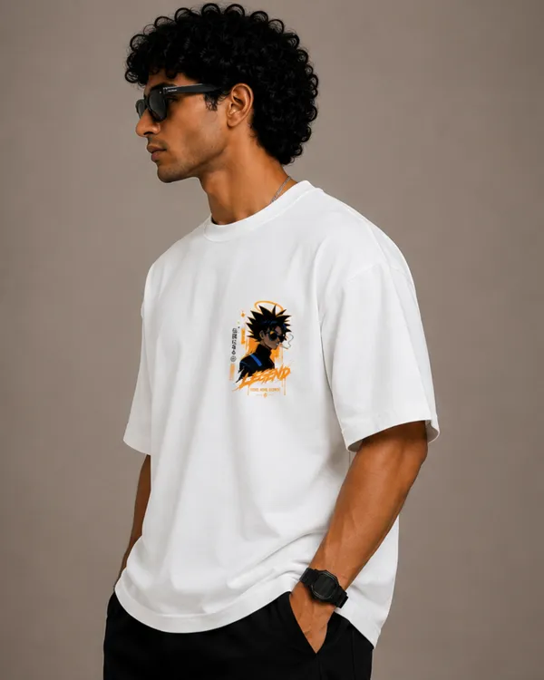 Elevate_Outfit_Men's_White_Oversize_Anime_Graphic_Printed_T-Shirt_For_Men|_Front_&_Back_Printed_Round_Neck_Half_Sleeve_T-Shirt_|_Casual_Streetwear