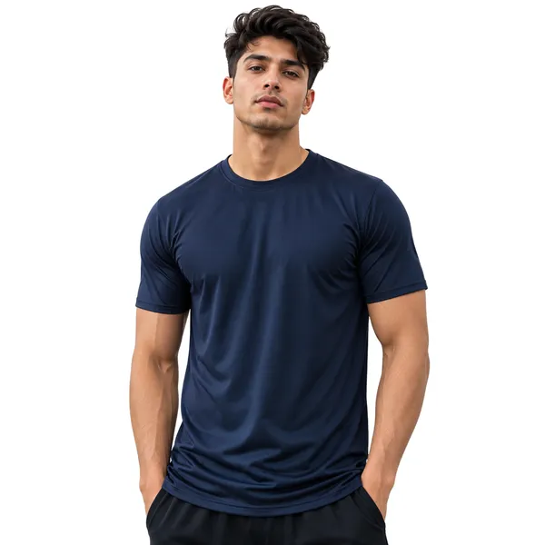 Navy_Blue_Polyester_Regular_Fit_Solid_T-Shirt_For_Men_I_T-shirt_for_gym_and_sports_wear