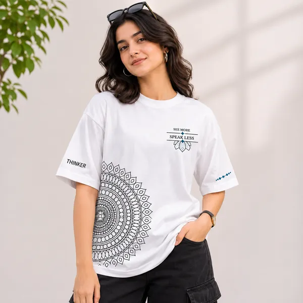 ELEVATE_OUTFIT_Men’s_&_Women's_Oversized_Graphic_Printed_T-Shirt_|_Premium_Owl_&_Mandala_Back_Print_|_Round_Neck_Half_Sleeve_Casual_Streetwear_T-Shirt