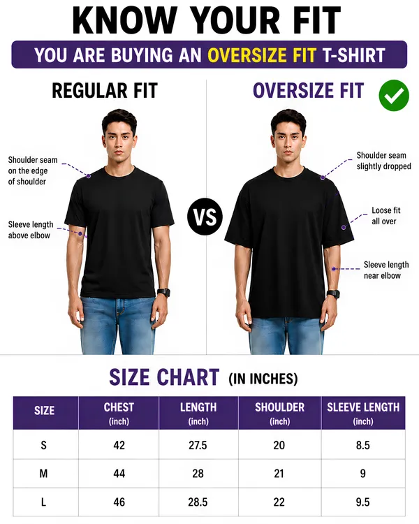 Elevate_Outfit_Men's_Oversized_T-Shirt_100%_Super_Combed_Cotton_|_Round_Neck_Spider_Graphic_Print_Front_&_Back_|_Casual_&_College_Wear
