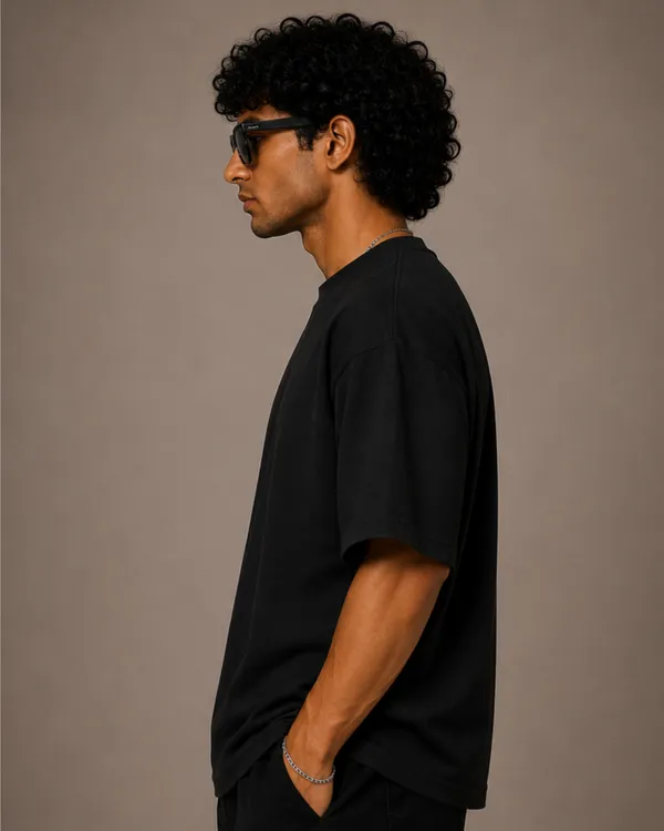 Elevate_Outfit_Men's_Black_Oversize_100%_Cotton_Anime_Graphic_Printed_T-Shirt_|_Front_&_Back_Printed_Round_Neck_Half_Sleeve_T-Shirt_|_Casual_Streetwear