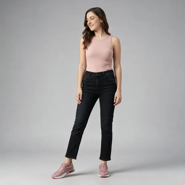 Pink_Raxine_Panelled_Lace-Up_Sneakers_For_Women