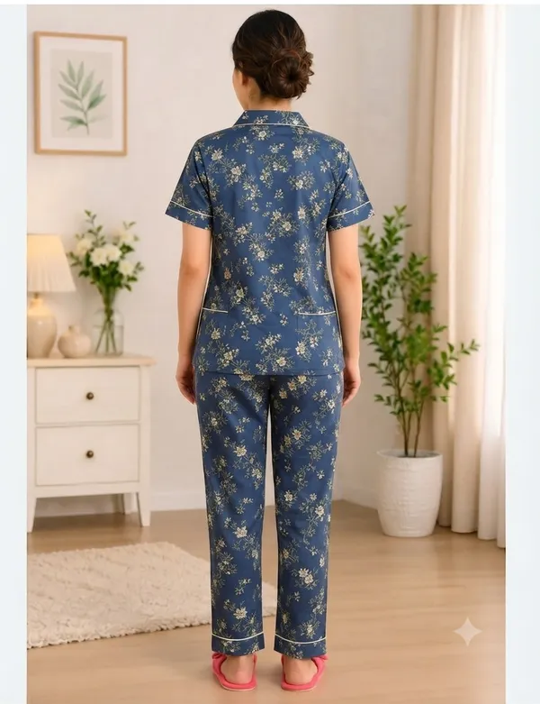 Blue_Floral_Print_Relaxed_Fit_Pajama_Set_for_Women