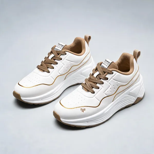 White_Raxine_Lace-Up_Sneakers_For_Women