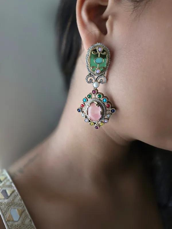 Avi_Semi_Precious_Stone_Earrings