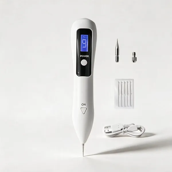 Electric_Plasma_Pen_Skin_Care_Device_With_Interchangeable_Tips