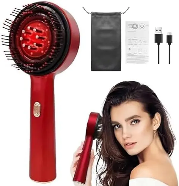 Red_Cordless_Heated_Hair_Styling_Brush