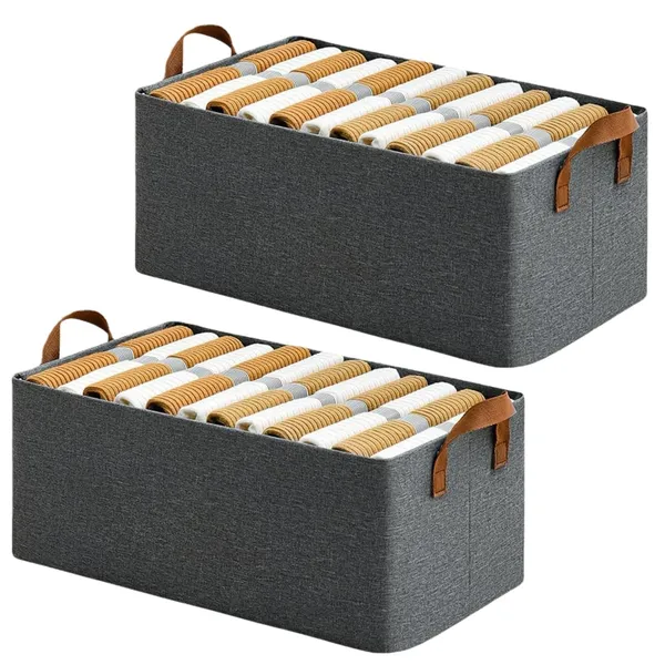 Fabric_Storage_Basket_With_Metal_Frame