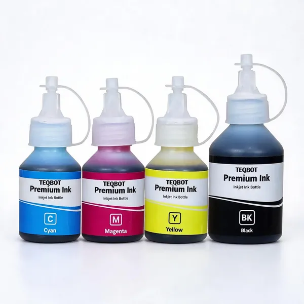 Teqbot_Brother_Printer_Refill_Ink_Bottle_Multicolor_Pack_Of_4