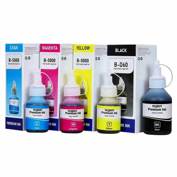 Teqbot_Brother_Ink_Tank_Refill_Bottle_Multicolor_Pack_Of_4