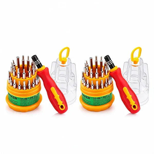 Teqbot_31-In-1_Steel_Screwdriver_Bit_Set_With_Magnetic_Driver_Pack_Of_2