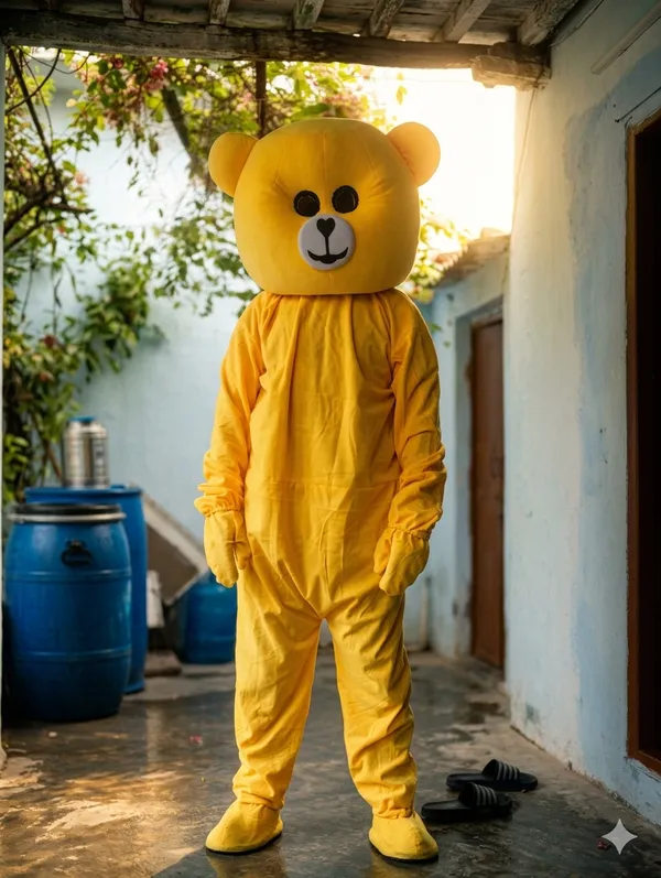 Yellow_Rayon_Teddy_Bear_Costume_For_Events_And_Promotions