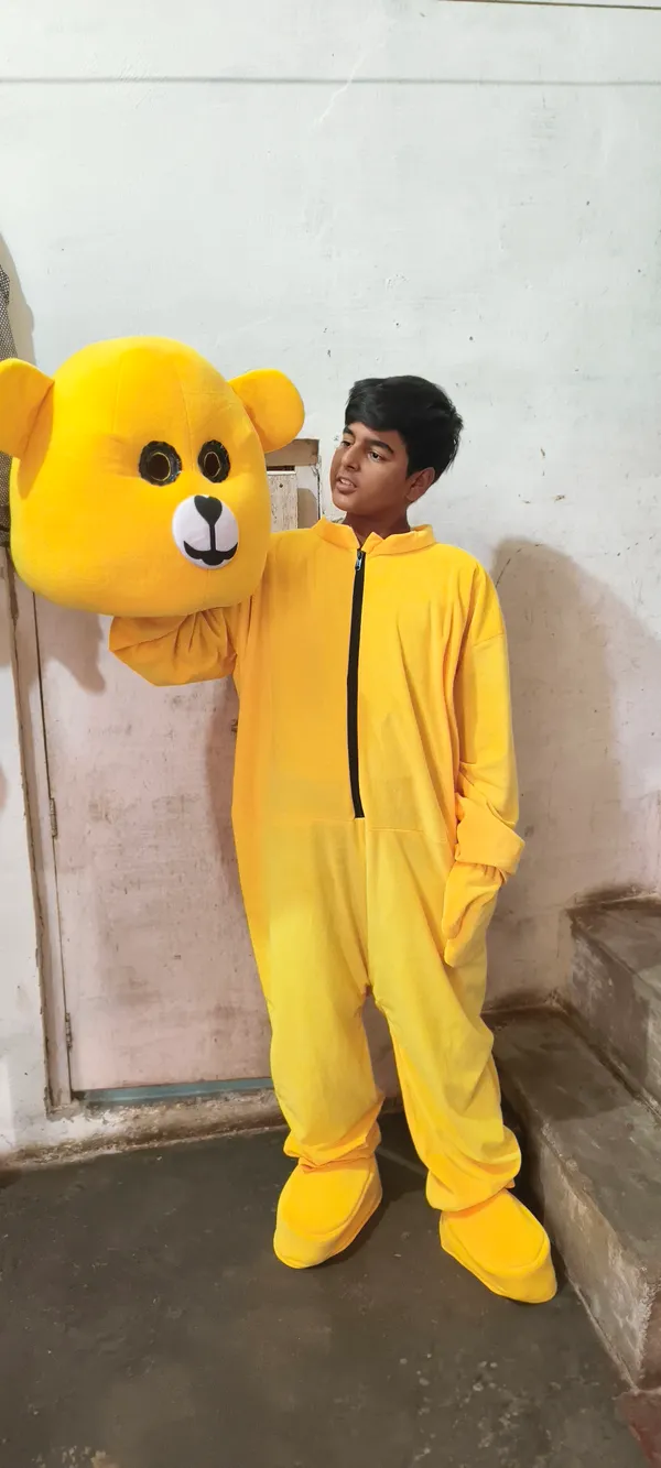 Yellow_Rayon_Teddy_Bear_Costume_For_Events_And_Promotions