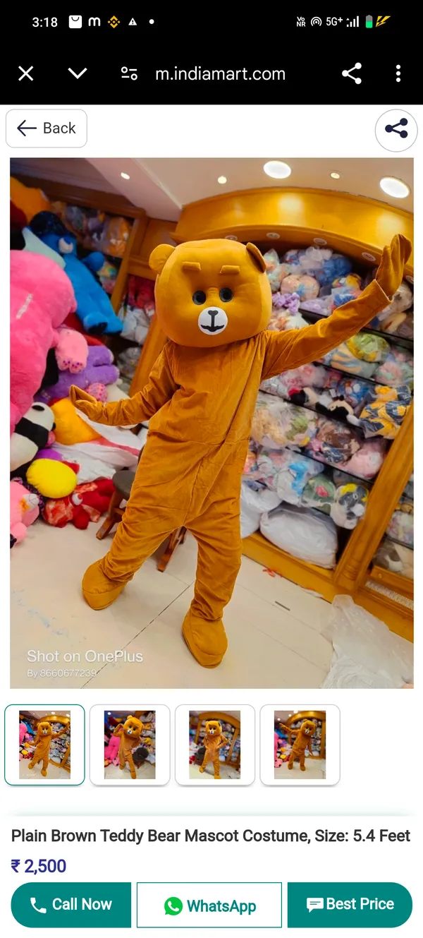 Yellow_Rayon_Teddy_Bear_Costume_For_Events_And_Promotions