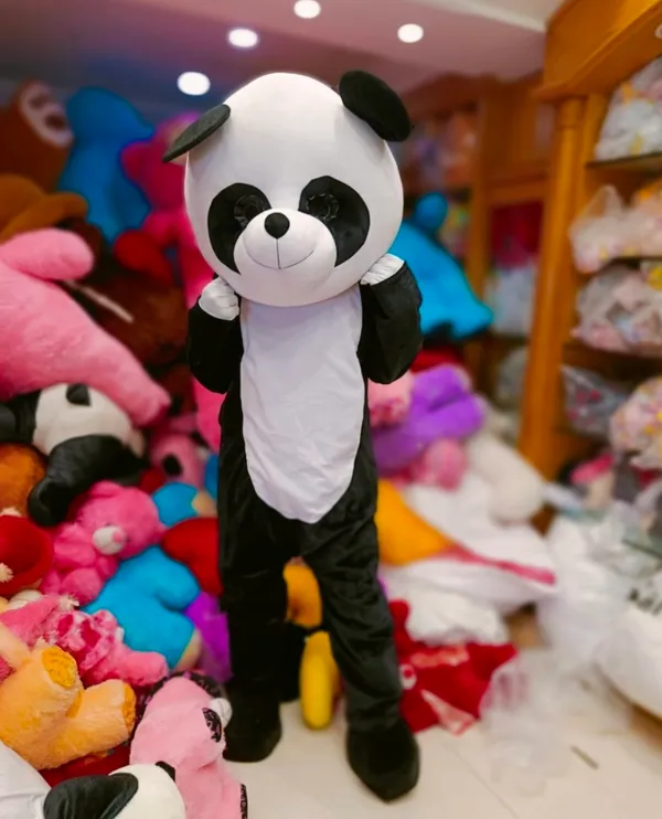 Black_And_White_Rayon_Teddy_Bear_Costume_For_Events_And_Promotions