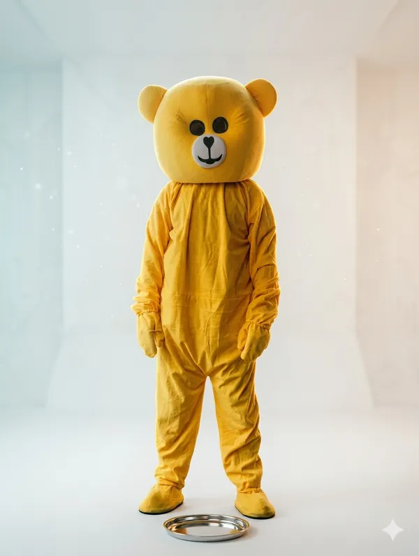Yellow_Rayon_Teddy_Bear_Costume_For_Events_And_Promotions