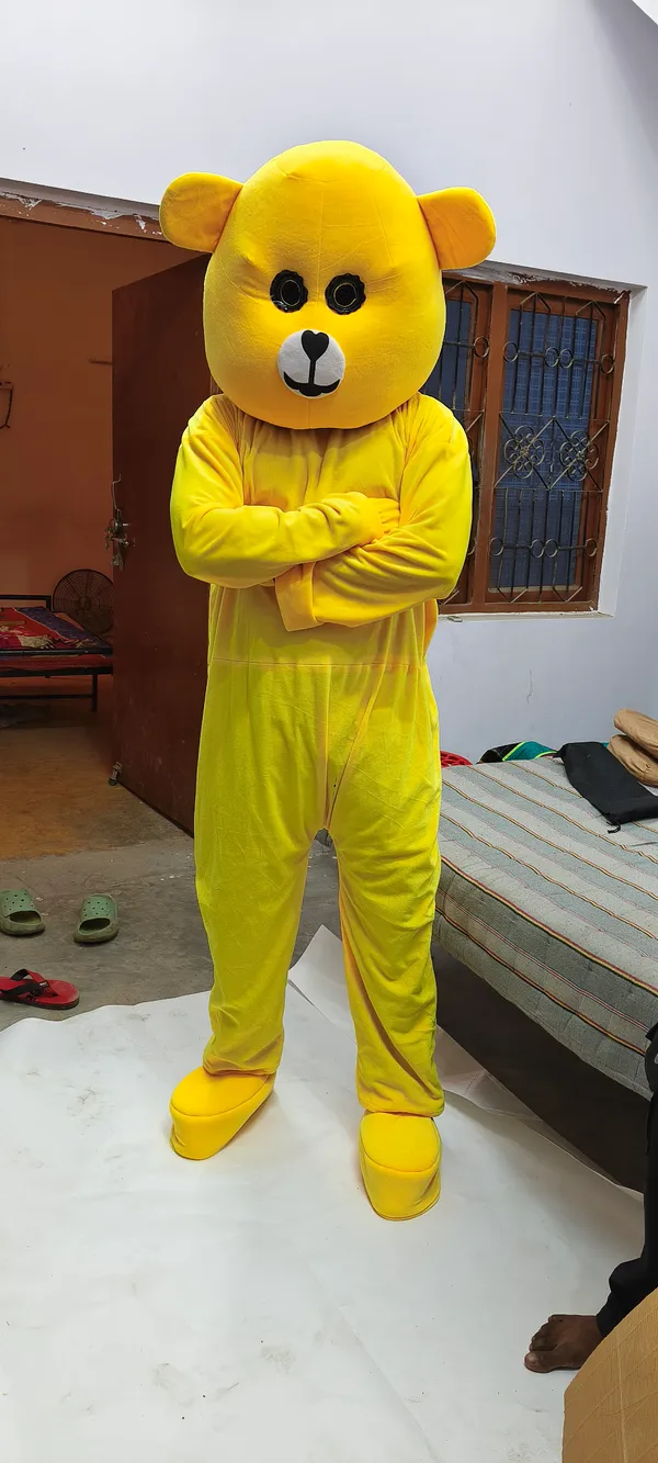 Yellow_Rayon_Teddy_Bear_Costume_For_Events_And_Promotions
