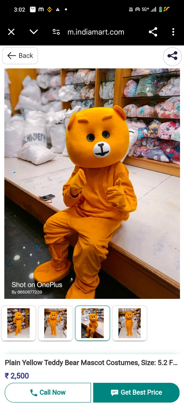 Yellow_Rayon_Teddy_Bear_Costume_For_Events_And_Promotions