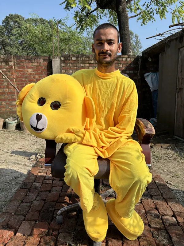 Yellow_Rayon_Teddy_Bear_Costume_For_Events_And_Promotions