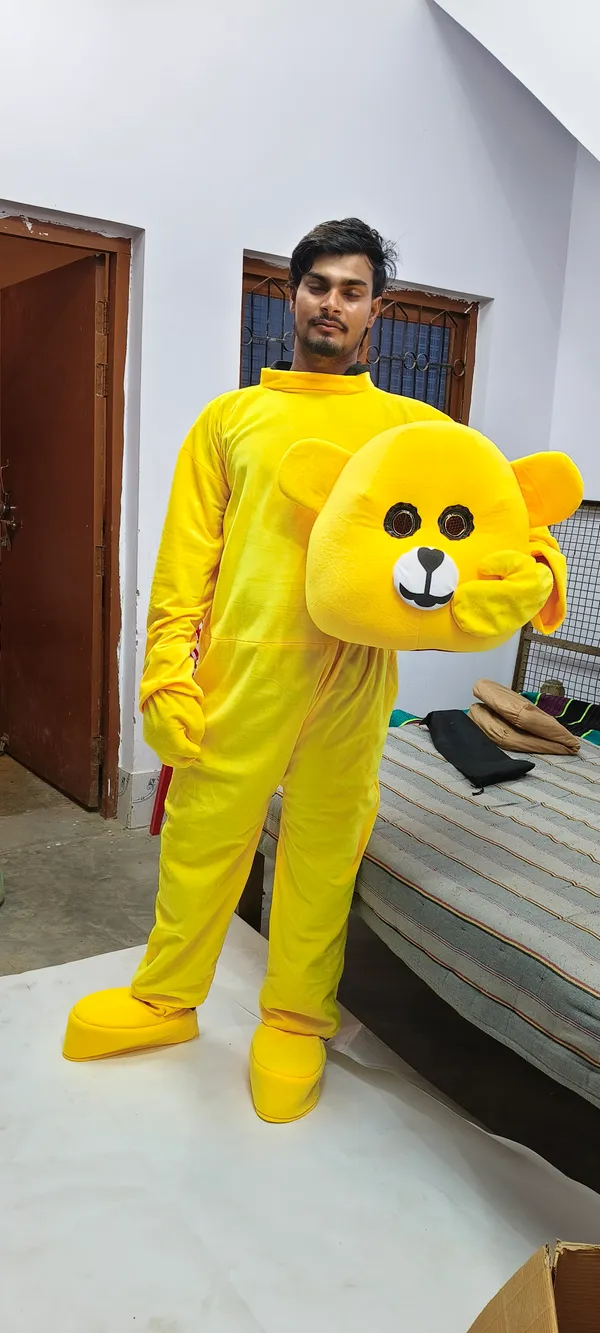Yellow_Rayon_Teddy_Bear_Costume_For_Events_And_Promotions