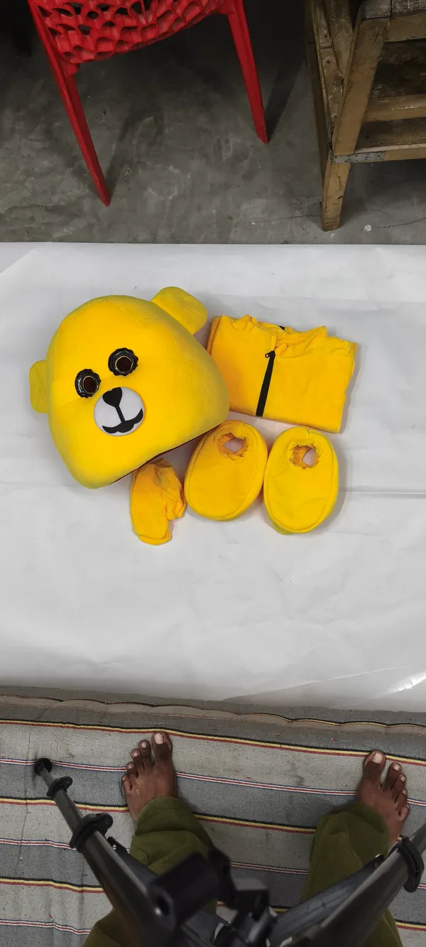 Yellow_Rayon_Teddy_Bear_Costume_For_Events_And_Promotions