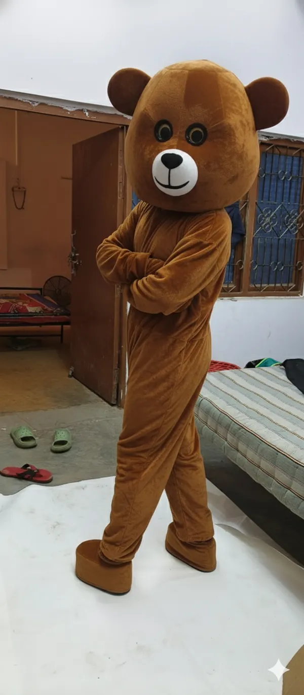Brown_Rayon_Teddy_Bear_Costume_For_Events_And_Promotions