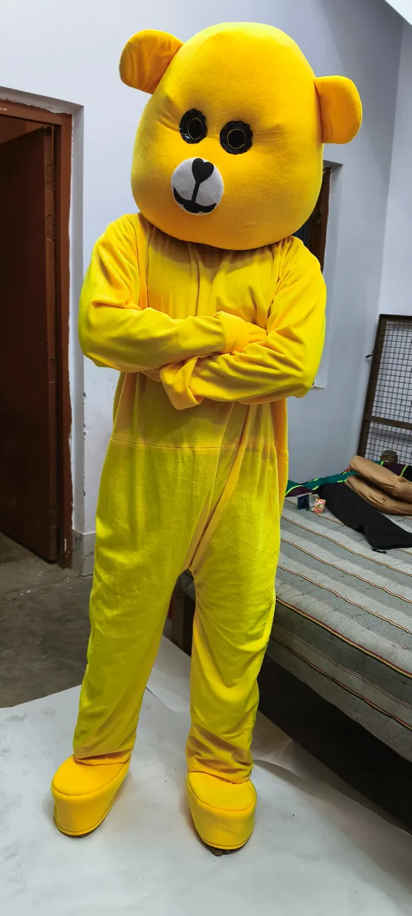 Yellow_Rayon_Teddy_Bear_Costume_For_Events_And_Promotions
