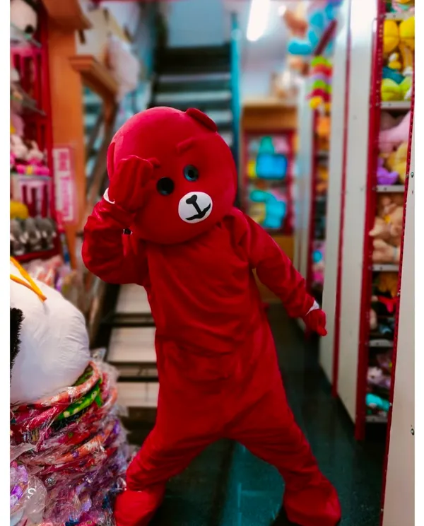 Red_Rayon_Teddy_Bear_Costume_For_Events_And_Promotions