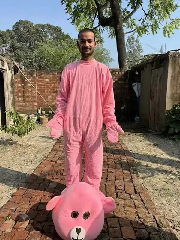 Pink_Rayon_Teddy_Bear_Costume_For_Events_And_Promotions
