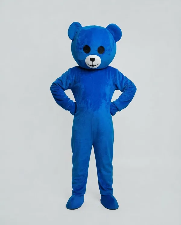 Royal_Blue_Nylex_Teddy_Bear_Costume_For_Events_And_Promotions