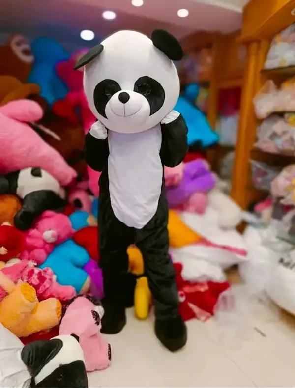 Black_And_White_Rayon_Teddy_Bear_Costume_For_Events_And_Promotions
