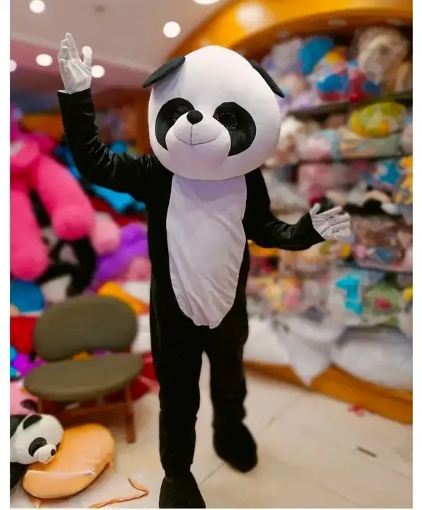 Black_And_White_Rayon_Teddy_Bear_Costume_For_Events_And_Promotions