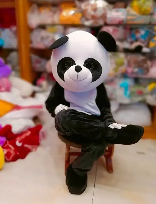 Black_And_White_Rayon_Teddy_Bear_Costume_For_Events_And_Promotions