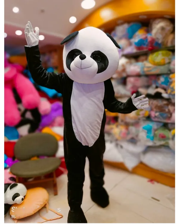 Black_And_White_Rayon_Teddy_Bear_Costume_For_Events_And_Promotions
