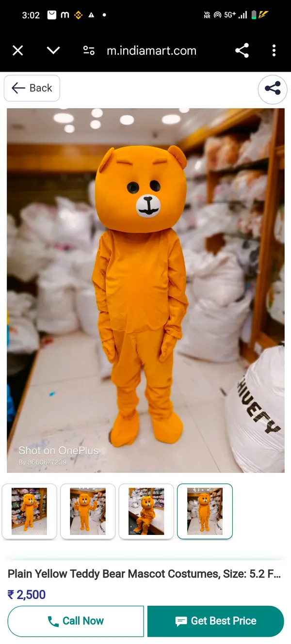 Yellow_Rayon_Teddy_Bear_Costume_For_Events_And_Promotions