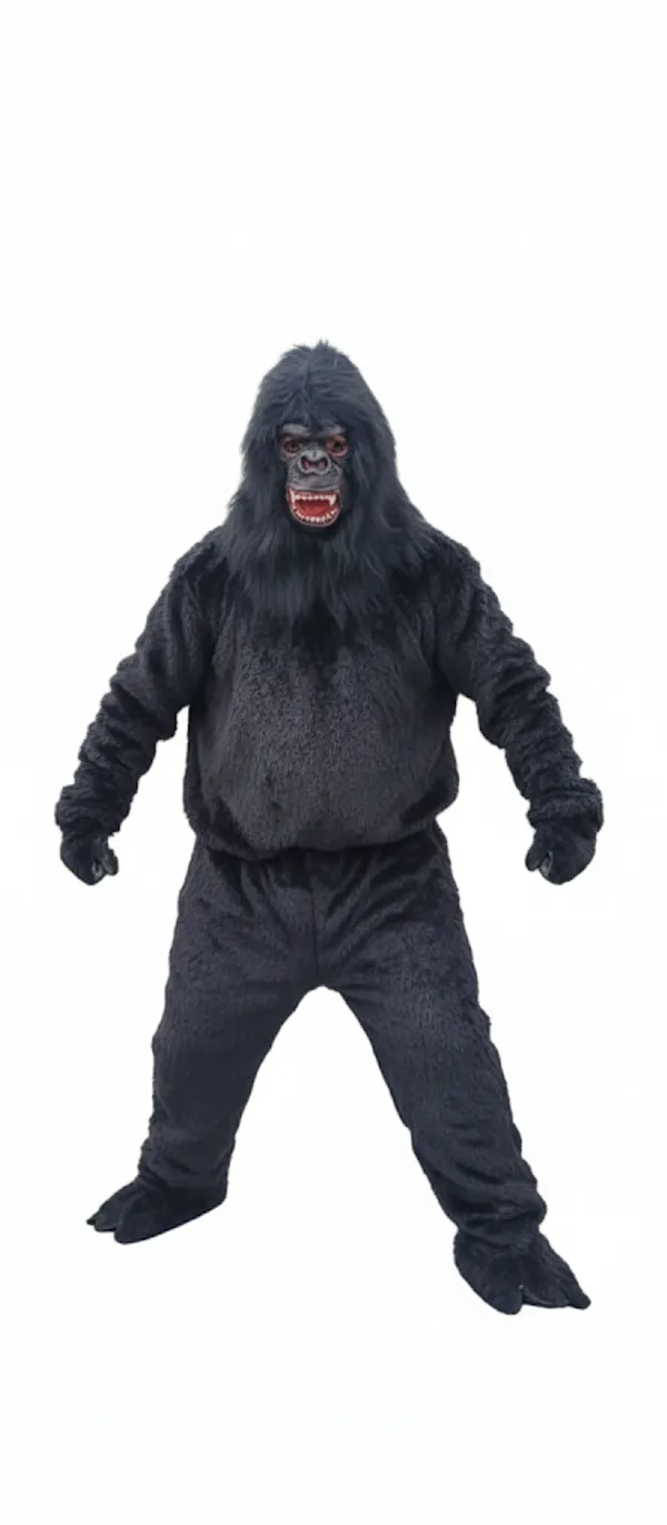 Black_Rayon_Gorilla_Mascot_Costume_For_Events_And_Promotions