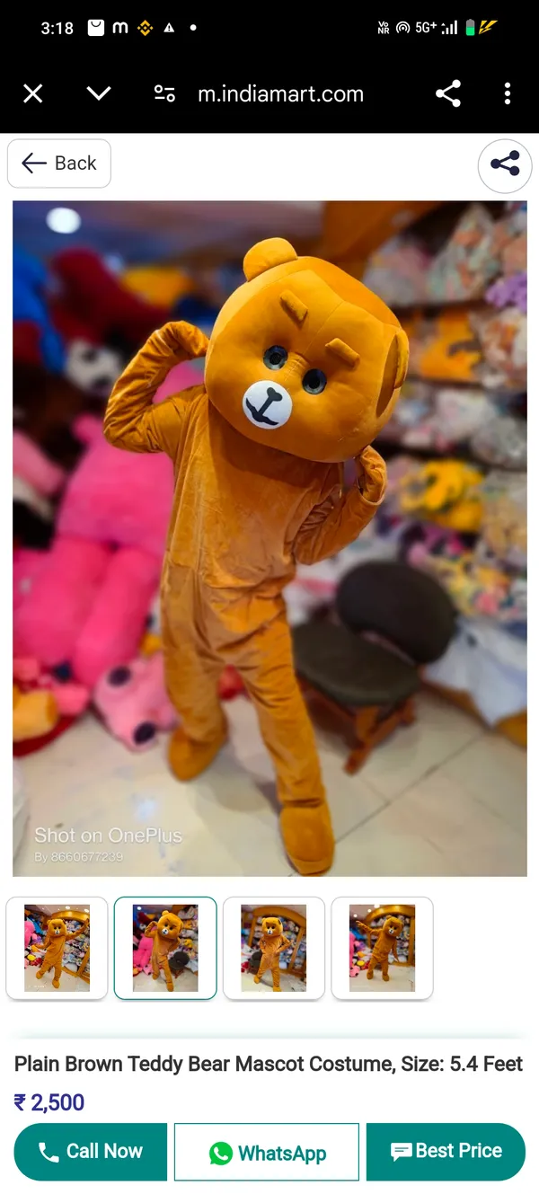 Yellow_Rayon_Teddy_Bear_Costume_For_Events_And_Promotions