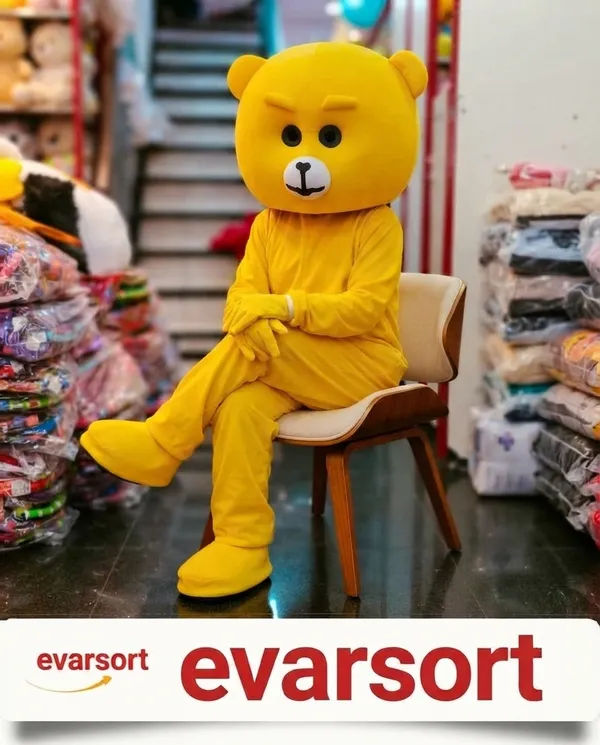 Yellow_Nylex_Teddy_Bear_Costume_For_Events_And_Promotions
