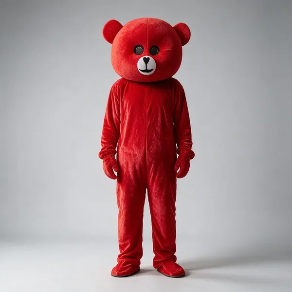 Red_Rayon_Teddy_Bear_Costume_For_Events_And_Promotions