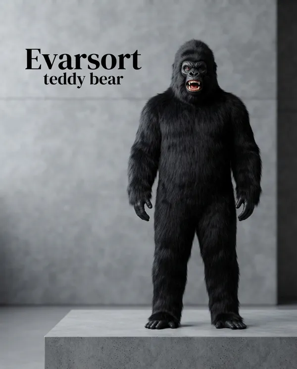 Black_Nylex_Open_Mouth_Gorilla_Mascot_Costume_For_Events_And_Promotions