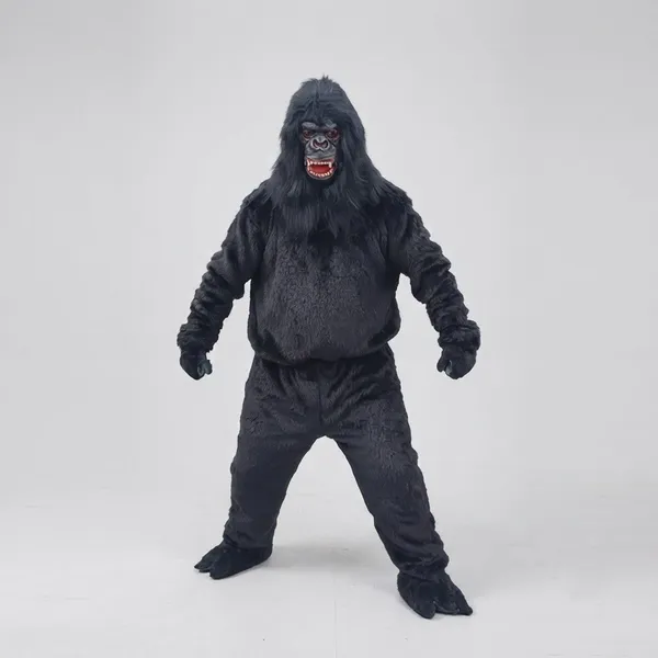 Black_Rayon_Gorilla_Mascot_Costume_For_Events_And_Promotions
