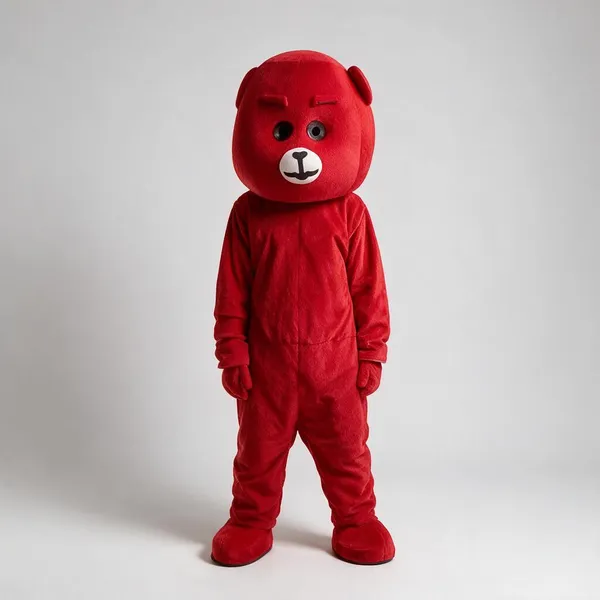 Red_Rayon_Teddy_Bear_Costume_For_Events_And_Promotions