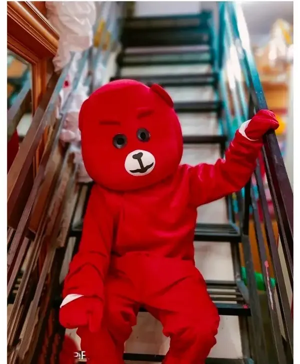 Red_Rayon_Teddy_Bear_Costume_For_Events_And_Promotions