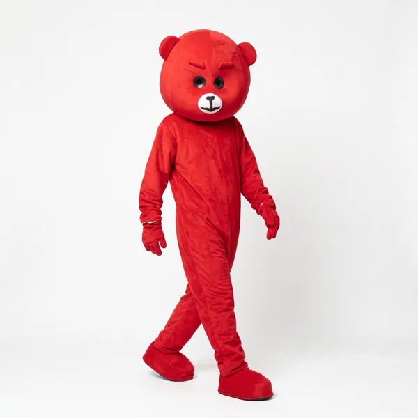 Red_Nylex_Teddy_Bear_Costume_For_Events_And_Promotions